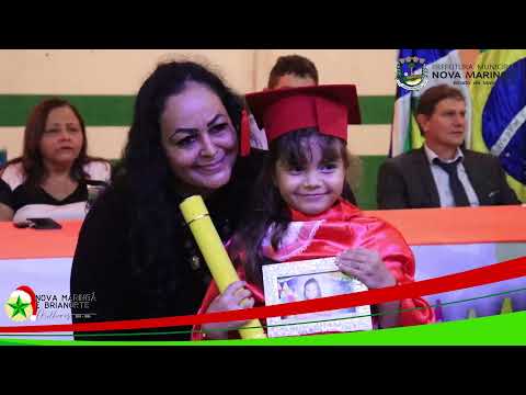 Formatura do Pré-II da Escola Municipal Infantil Aline Luzia