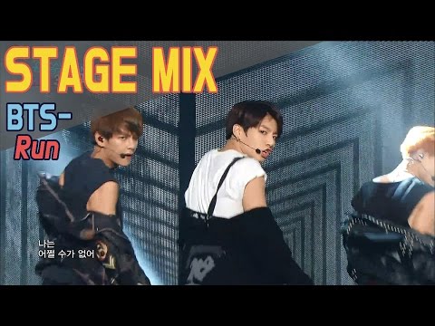 BTS - RUN @Show music core Stage Mix