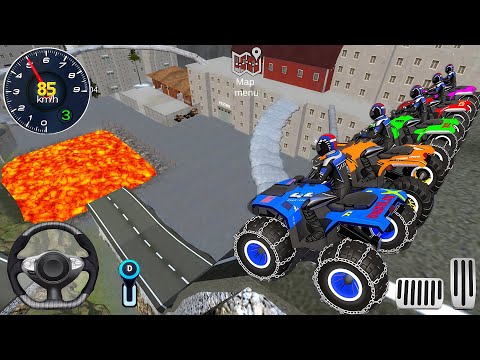 Impossible Dirt Quad Bikes Racing Game #2 - Extreme Motocross ATV Bike Stunts - Android IOS Gameplay