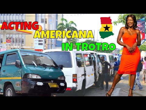 Trying To Speak Twi in a Trotro || First time trotro experience|| Moving to Ghana|| Living in Ghana