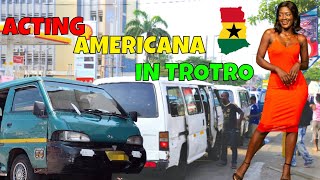 Trying To Speak Twi in a Trotro || First time trotro experience|| Moving to Ghana|| Living in Ghana