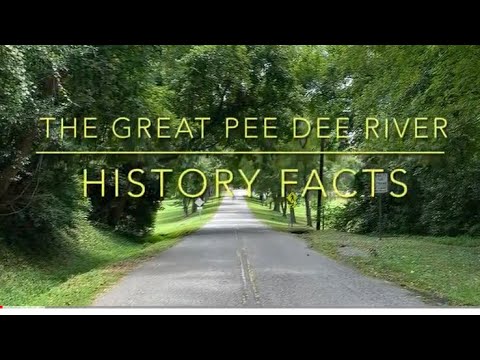 Where does the Great Pee Dee River begin and end?
