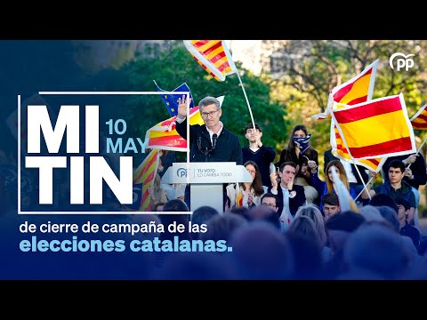 Cierre de campaña en Cataluña