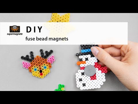 Creating fuse bead magnets 