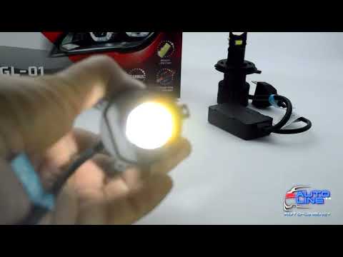 Мини LED-линза H4 ближний/дальний 55Вт - Decker LED GL-01 6K H4 H/L - фото 1 - id-p2092082700