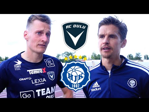 PalloTV Jälkipelit AC Oulu-HJK, haastattelussa Rasmus Karjalainen ja Jukka Raitala