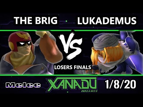 S@X 336 SSBM - Lukademus (Sheik) Vs. The Brig (Captain Falcon) Smash Melee Losers Finals