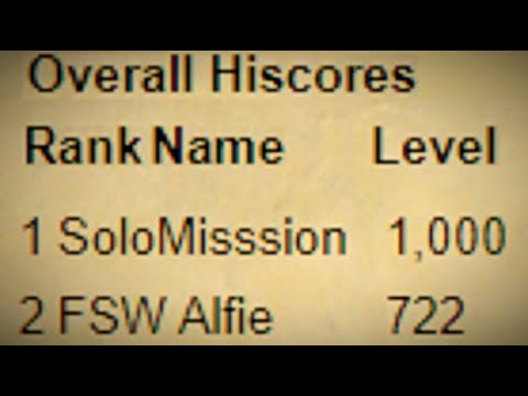 I AM RANK 1 IN NEW RUNESCAPE