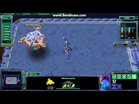 Starcraft 2 - Mothership vs 8 Marines