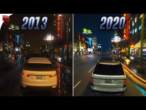 ★ GTA V - 2013 vs 2020 Graphics Comparison |  NaturalVision Evolved MAX ULTRA Settings ⁶⁰