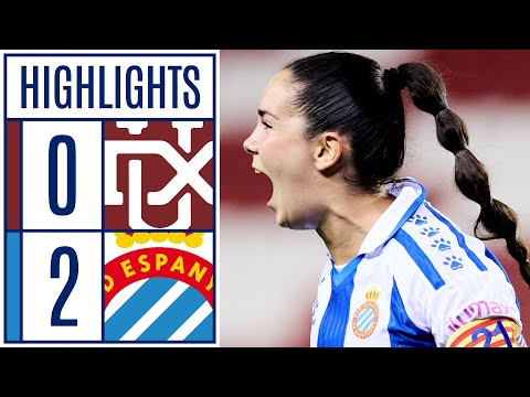 DUX LOGROÑO 0 - 2 RCD ESPANYOL | RESUMEN LIGA F MOEVE