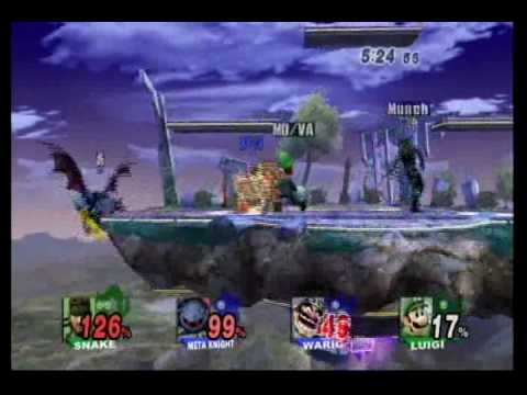Player's Bowl 2010 LF Ally (Snake)/NinjaLink (Wario) vs. Candy (Snake)/Boss (Luigi) 3 - SSBB - SSBB