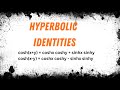 Hyperbolic Identities L Cosh X Y Coshx Coshy Sinhx Sinhy L Cosh X Y Coshx Coshy Sinhx Sinhy
