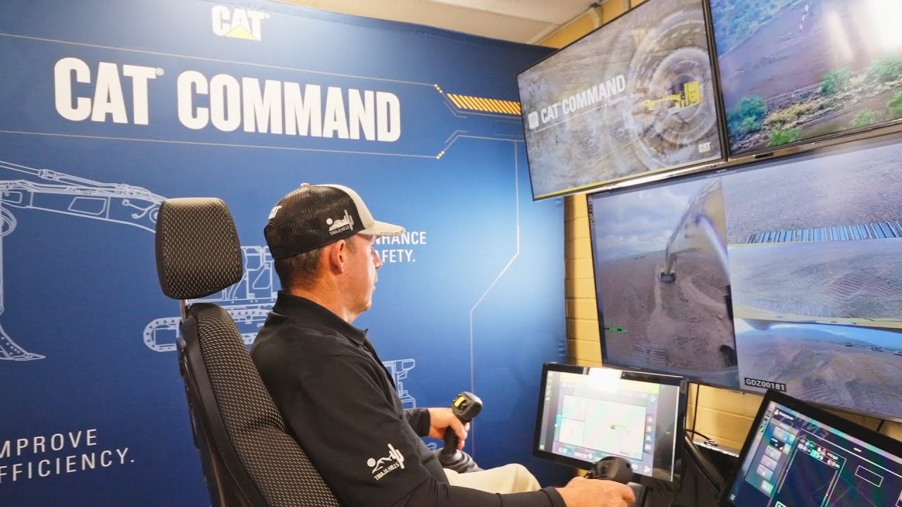 Mando a distancia Cat® Command para la construcción