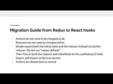 09  Migration Guide from Redux to React hooks