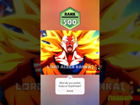 Goku vs. Superman Rank Up