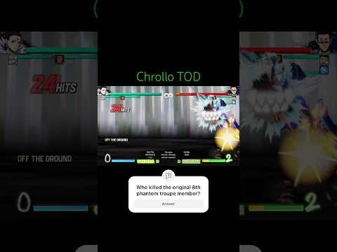 HxHNI | Hunter x Hunter Nen Impact | Chrollo TOD #hxh #hunterxhunter #fgc #chrollo #ps5 #combo #tod