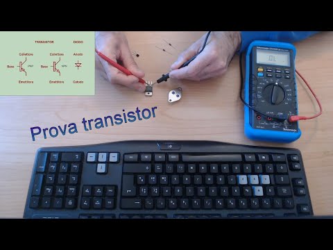 Transistor Test and How to Identify Base and Type (NPN and PNP) with a Tester