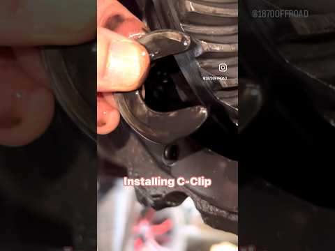 Rear Axle C-Clips #chevy #silverado #g80 #diy #10bolt #axle