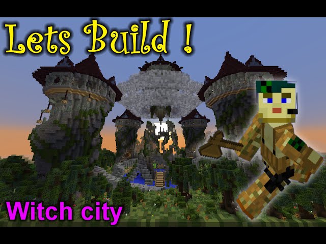 Epic faction spawn - Witch City + free download Minecraft Map