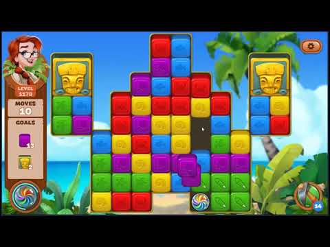 Lost Island Blast Adventure Level 1178 - NO BOOSTERS 🏝️ | SKILLGAMING ✔️