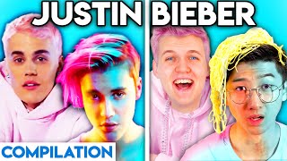 JUSTIN BIEBER WITH ZERO BUDGET! (YUMMY, WHAT DO YOU MEAN, BABY, &amp; MORE BEST OF LANKYBOX COMPILATION)