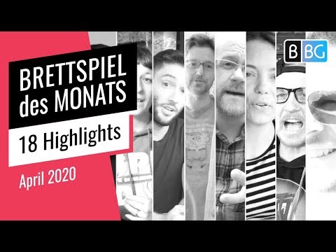 Brettspiel des Monats - Die Highlights von 18 Gästen im April 2020