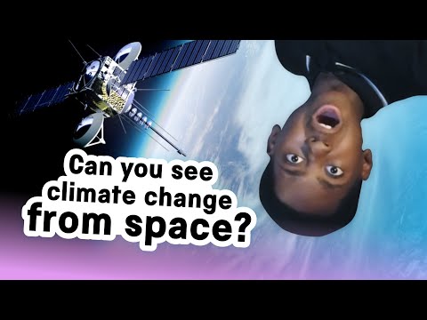 Can you see climate change from space?