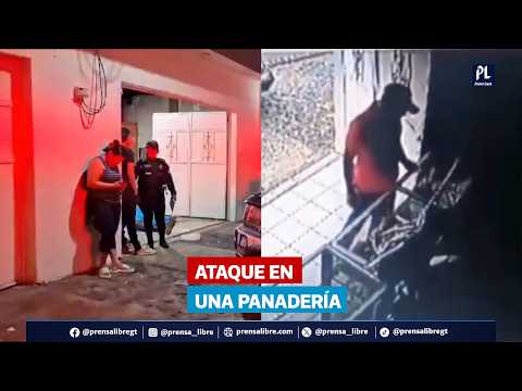 Cámara capta ataque armado en panadería de Nuevo San Carlos; víctima murió en el lugar