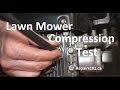 Lawn Mower Compression Test 