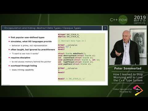 C++Now 2019: Peter Sommerlad “How I learned to Stop Worrying and Love the C++ Type System”