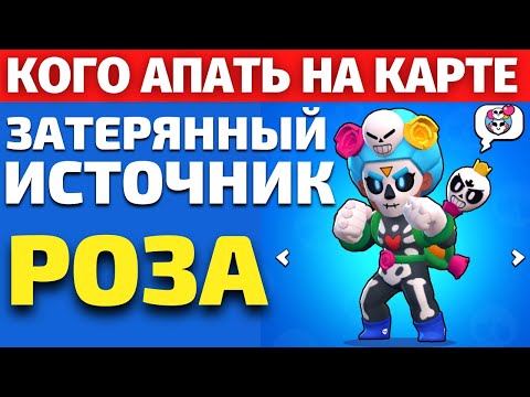 Роза боец кого апать на карте затерянный источник в Бравл Старс