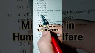 Microbes in Human Welfare 🎯| Neet 2024 Mcq questions |