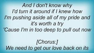 George Strait - In Too Deep Lyrics