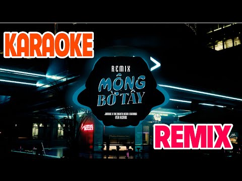Karaoke Mộng Bờ Tây Remix   Jombie x The Night x Bean x Danhka  Karaoke G5R