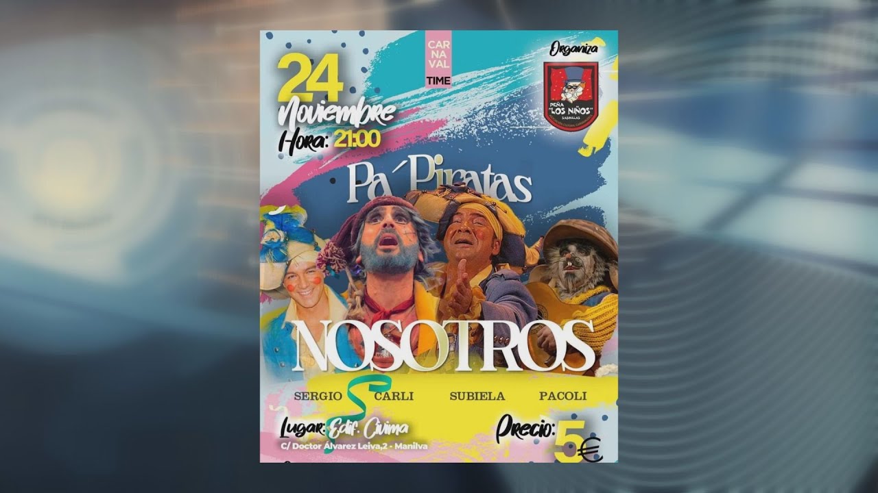 La agrupación “Pa’ Piratas Nosotros” actuará en Manilva