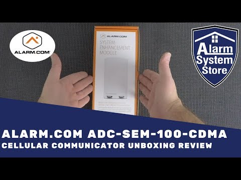 What you'll get with the Alarm.com ADC-SEM-100-CDMA - Unboxing Review