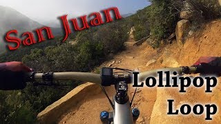 This is a long and physically challenging route through the Cleveland National Forest area that's commonly referred to as the San Juan Lollipop Loop.  In total I logged 23 miles with 4300 feet of climbing.
