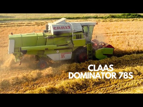 Claas Dominator 78s am Gerste dreschen I Agrarvideos Oberfranken #claas #dominator78s