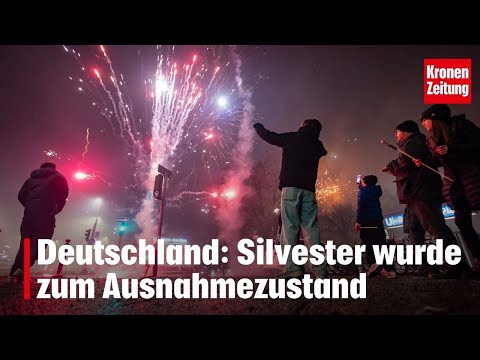 Germany: New Year's Eve became a state of emergency | krone.tv NEWS
