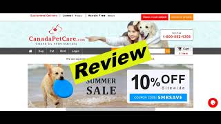 Canada Pet Care Review | Real User Reviews of Canadapetcare.