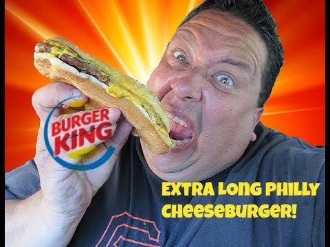 Burger King® Extra Long Philly Cheeseburger Review!