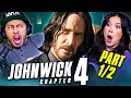 JOHN WICK: CHAPTER 4 Movie Reaction Part 1/2! | First Time Watch |  Keanu Reeves