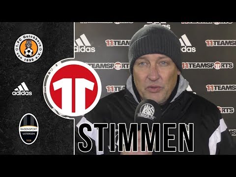 Die Stimmen zum Spiel | 1. FC Quickborn - Rasensport Uetersen (16. Spieltag, Bezirksliga West) |