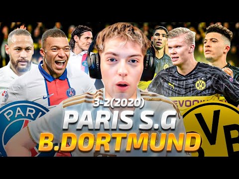 DAVOO XENEIZE REACCIONA AL PSG DE MBAPPE VS EL BVB DE HAALAND - (CHAMPIONS 2020)