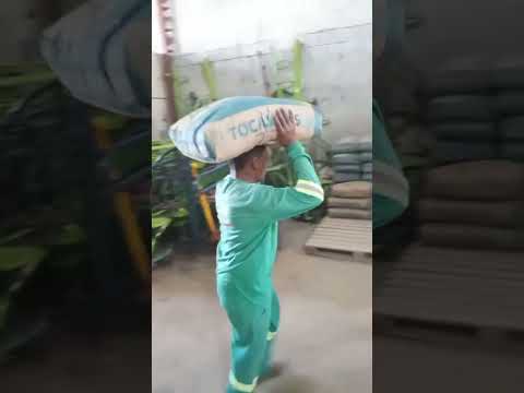 ONTEM AQUI O BICHO PEGOU DESCARGA DE CIMENTO