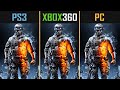 Battlefield 3 (2011) PS3 vs Xbox 360 vs PC | Comparison