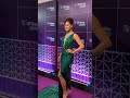 Taapsee Pannu At Panindia Award 2023 Very Hot Sexy Figure Green Rad Carpet Dress Bollywood Home