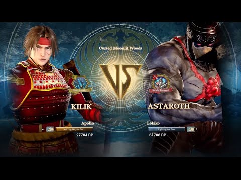 [SCVI] Apollo (Kilik) vs. Lokiko (Astaroth) [Ranked Match]
