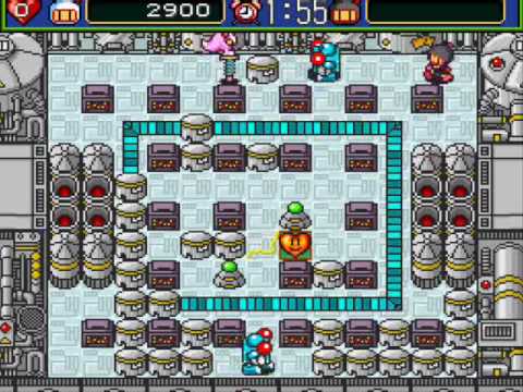 Let's Play Super Bomberman 5 - 5 ;; World in one vid